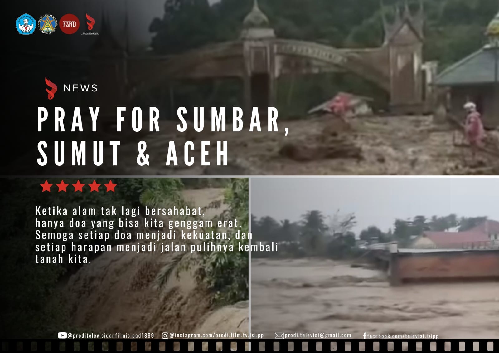 Duka Bencana Sumbar, Sumut & Aceh
